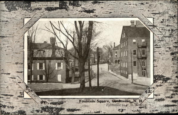 Fountain Square Greenville New Hampshire