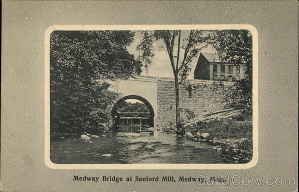Medway Bridge at Sanford Mill Massachusetts