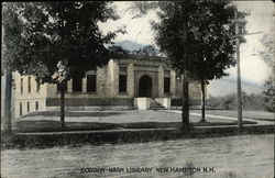 Gordon-Nash Library New Hampton, NH Postcard Postcard 