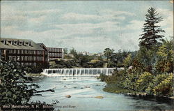 Bobbin Shop and River Postcard