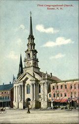 First Congregational Church Keene, NH Postcard Postcard Postcard