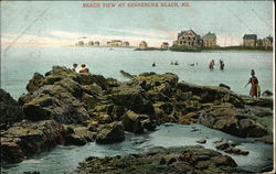 Beach View Kennebunk Beach, ME Postcard Postcard Postcard