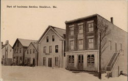 Part of Business Section Stockton Springs, ME Postcard Postcard Postcard