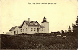 Fort Point Light Stockton Springs, ME Postcard Postcard Postcard
