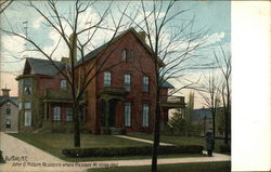 John G, Millburn Residence Postcard