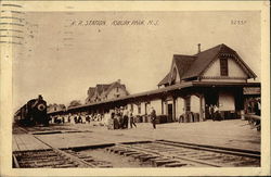 R.R. Station Asbury Park, NJ Postcard Postcard Postcard