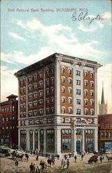 First National Bank Building Postcard