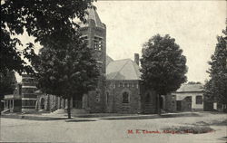 M. E. Church Allegan, MI Postcard Postcard Postcard