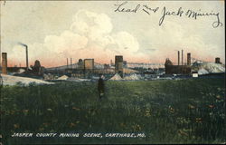 Jasper County Mining Scene Carthage, MO Postcard Postcard Postcard