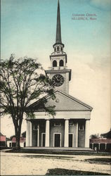 Unitarian Church Billerica, MA Postcard Postcard Postcard