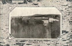 Souhegan River and Watatic Mountain New Ipswich, NH Postcard Postcard Postcard