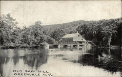 Old Saw Mill Greenville, NH Postcard Postcard Postcard