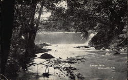 Lower Falls Greenville, NH Postcard Postcard Postcard