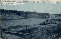 US Steamer "Nugent" Tuscaloosa, AL Postcard Postcard Postcard