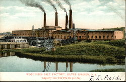 Worcester Salt Factory Postcard