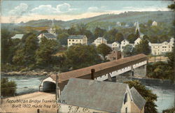 Republican Bridge Franklin, NH Postcard Postcard Postcard