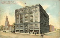 Masonic Temple Postcard