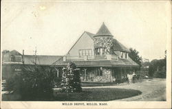 Millis Depot Massachusetts Postcard Postcard Postcard