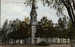 The Baptist Church Medfield, MA Postcard Postcard Postcard