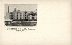 E. V. Mitchel Co's, Noted Hat Manufactory Postcard