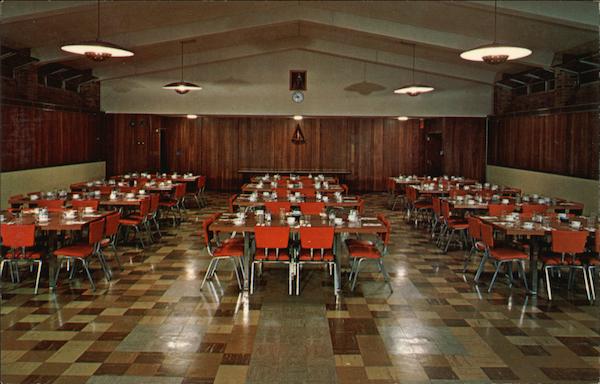 Dining Room, St. Paul of the Cross Retreat House Detroit Michigan