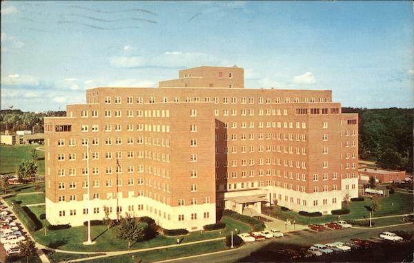 Sunny Day At The Veterans Administration Hospital Ann Arbor Michigan