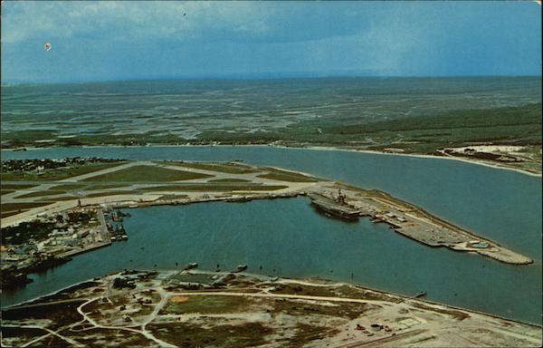 Aerial View of Carrier Basin Mayport Florida