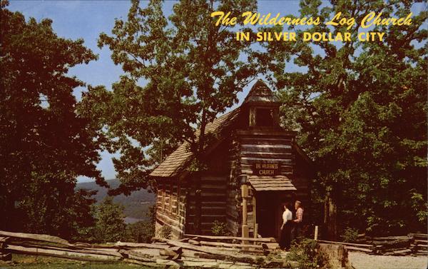 The Wilderness Log Church, Silver Dollar City Branson Missouri