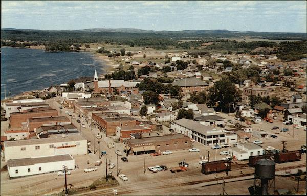 Aerial View Blind River ON Canada Ontario