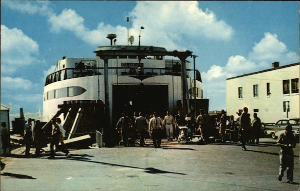 Island Ferry Boat Woods Hole Massachusetts