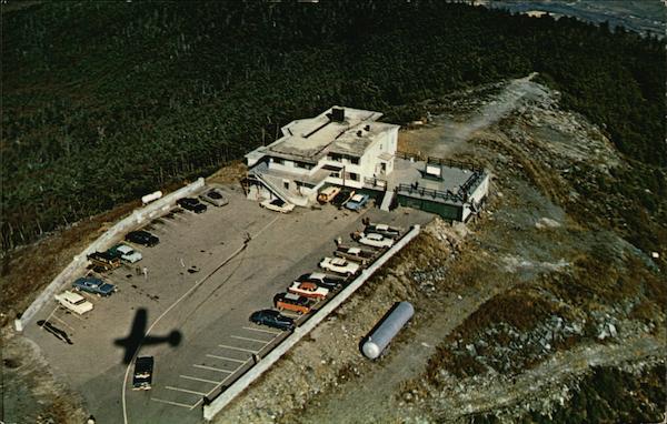 Aerial View of Sky Line Inn and Parking Area Manchester Vermont
