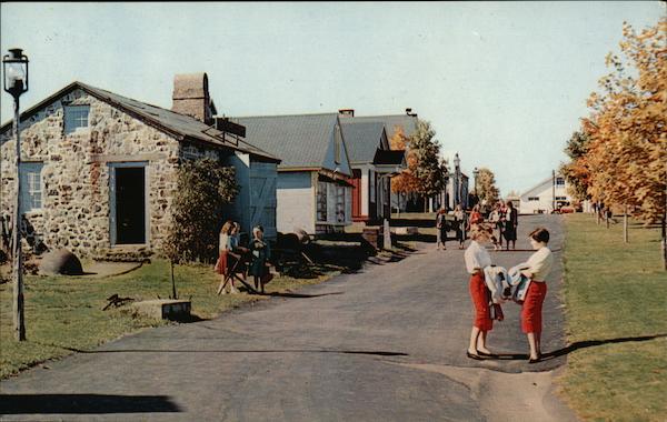 Street Scene, Old Museum Village of Smith's Clove Monroe New York