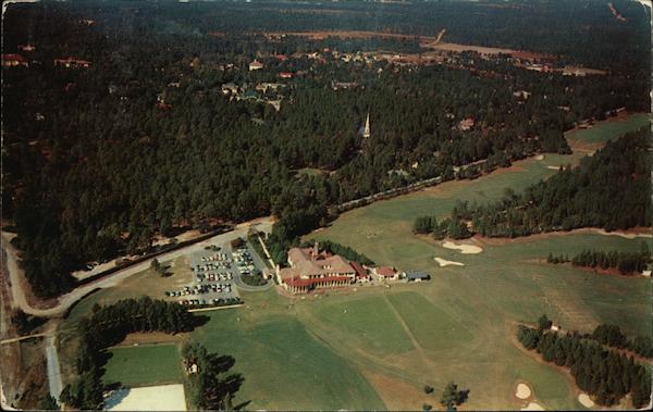 Airview of the Pinehurst Country Club North Carolina
