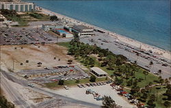 Aerial View of Lake Worth Beach Postcard