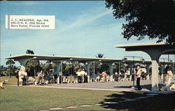 Municipal Shuffleboard Courts Postcard