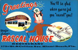 Rascal House Restaurant Miami Beach, FL Postcard Postcard Postcard