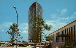 World's First Elliptical Office Building Postcard
