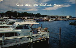 Terra Mar Hotel and Yacht Basin Old Saybrook, CT Postcard Postcard Postcard