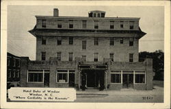 Hotel Duke of Windsor North Carolina Postcard Postcard 
