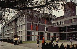 The Sherman Building - Boston University Massachusetts Postcard Postcard Postcard