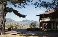 60 Mile Panoramic View at Billy Spinas Squam Lakes Resort Holderness, NH Postcard Postcard Postcard