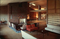 Main Lounge and Lobby, The Memorial Union Durham, NH Postcard Postcard Postcard