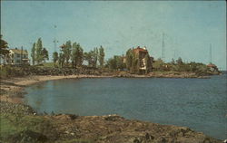 United States Coast Guard Station & Lighthouse Marquette, MI Postcard Postcard Postcard