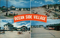 Ocean Side Village Old Orchard Beach, ME Postcard Postcard Postcard