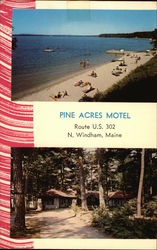 Pine Acres Motel North Windham, ME Postcard Postcard Postcard