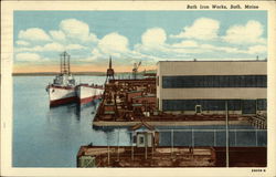 Bath Iron Works Postcard