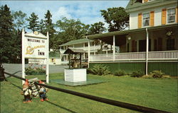 Lawnmeer Inn and Motel Southport, ME Postcard Postcard Postcard