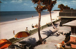 The Beautiful White Sands Beach St. Petersburg, FL Postcard Postcard Postcard