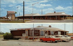 Valley Motel & Restaurant Postcard