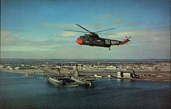 Quonset Point Naval Air Station Postcard